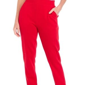 NEW with tags! Women’s Crown and Ivy red joggers, XL